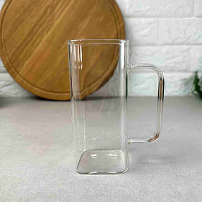 Висока квадратна чашка 380 мл, фото 3