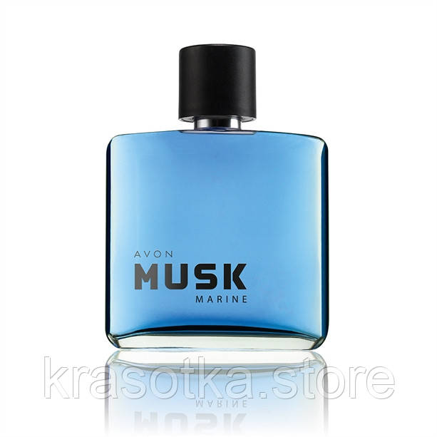 55144 Avon. Туалетна вода для чоловіків Avon Musk Marine, 75 мл. Маск Марин Ейвон 55144