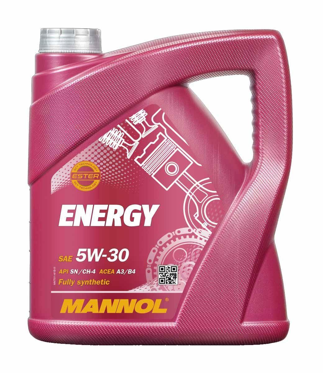 Моторна олива Mannol новинка 07/2023 5W30 Energy 4Л (7511) (синтетика), фото 1