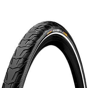 Покришка Continental Ride City 28 x 1.60 ⁇ 700 x 42C чорно-біла світловідбивна нескладна, фото 1