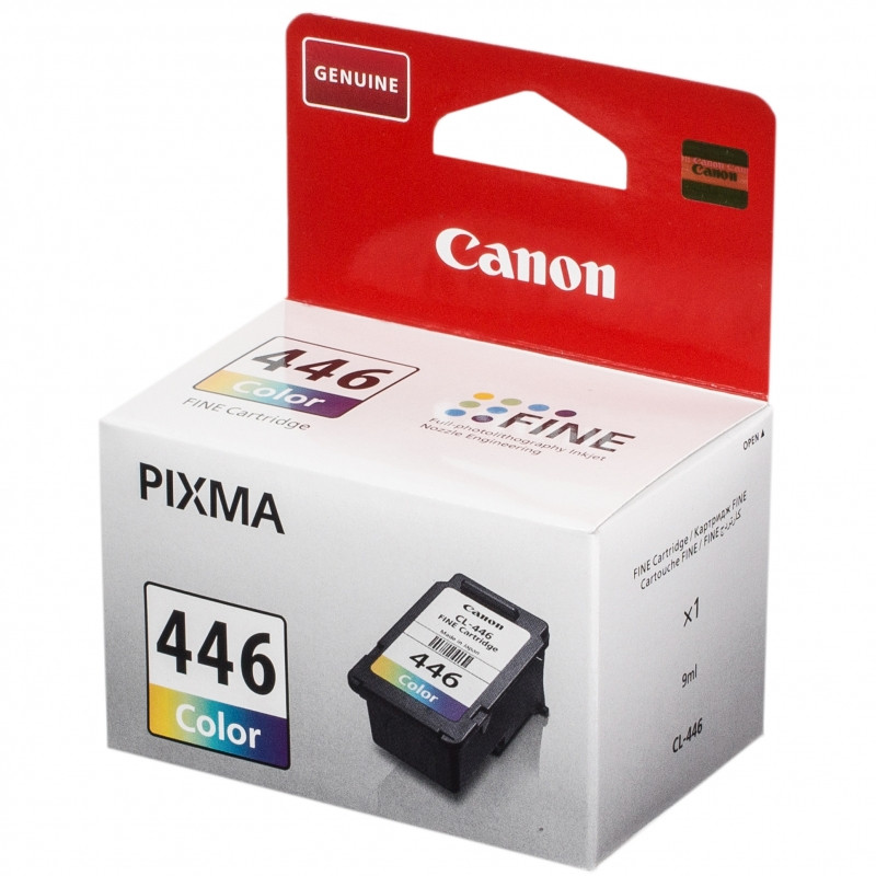 Струменевий картридж Canon CL-446 Color Original, кольоровий, оригінальний