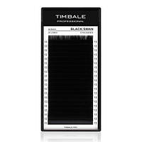 Ресницы чёрные TimBale Black Swan, 20 линий (C 0.07 05 мм)