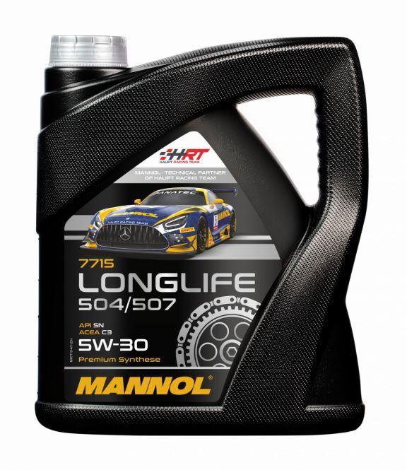 Моторна олива Mannol нова 07/2023 5W30 Longlife 504/507 O.E.M. для VW, AU 4Л (7715) (синтетична)