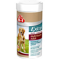 Витамины 8в1 Excel Мultivitamin Аdult с микролементами и антиоксидантами для взрослых собак, 70 таблеток