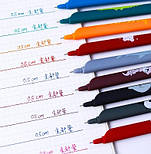 Ручка гелева з лінійкою "Звірятка", кольорові чорнила, фото 5