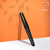 Пінцет для брів Staleks Pro Expert 10 -3b чорний*