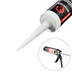 Герметик INTERTOOL силік.санітарний 300 мл 320 г білий FS-3031, фото 4