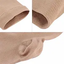 Компресійні гольфи для фіксації щиколоток Zip Sox, бежевий l/xl, фото 4