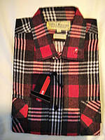 Мужская байковая рубашка красного цвета Royal СОСТАВ: 100 % Cotton Размеры 40 - 41