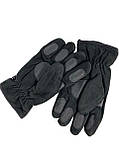 Рукавички військові теплі двошарові флісові для військових, армійські рукавички хакі, військові рукавички, фото 3