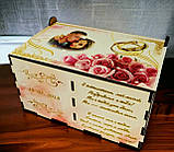 Подарункова упаковка для двох чашок. з перегородкою.(ваш принт,фото , напис), фото 6