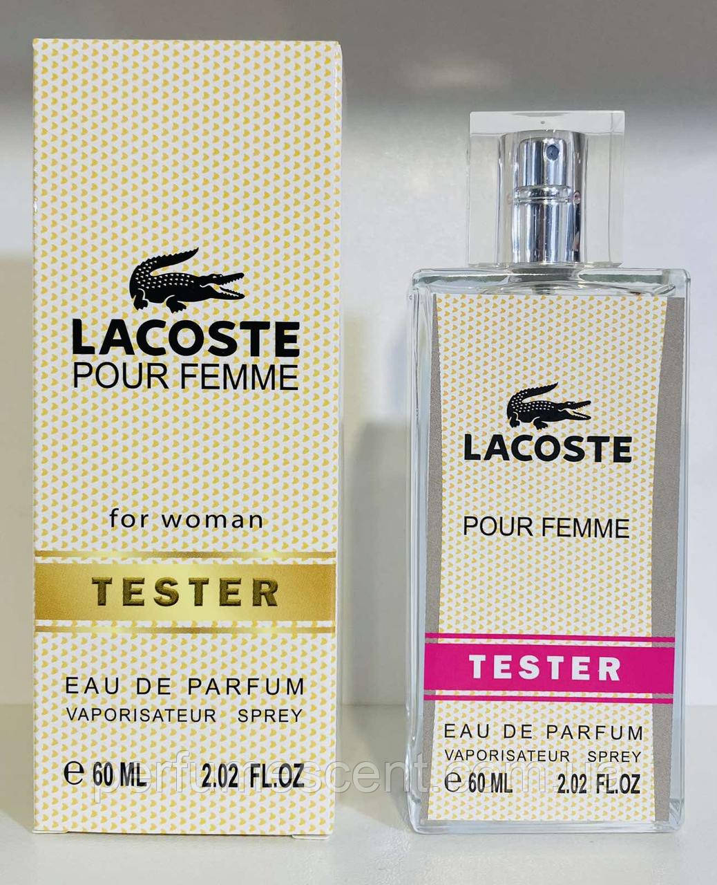 Тестер 60ml для жінок Lacoste Pour Femme