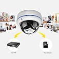 Антивандальна купольна IP WiFi Onvif камера Besder 9015MW-XMA501-3.6 5MP. iCsee, фото 7