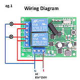 2-канальне бездротове реле 220В для дому, пульт, Arduino, фото 9
