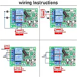 2-канальне бездротове реле 220В для дому, пульт, Arduino, фото 10