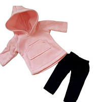 Одяг для ляльки Бебі Бона / Baby Born 40-43 см набір худі штани рожевий 8599