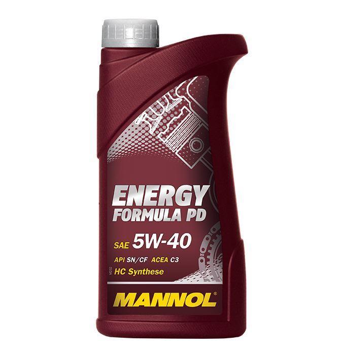 Моторна олива Mannol новинка 07/2023 5W40 Energy Formula PD 1Л (7913) (синтетична)