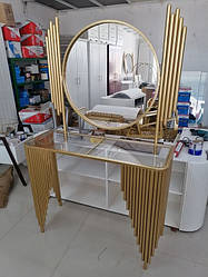 Консоль із вбудованим дзеркалом у стилі лофт