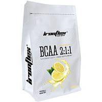Аминокислота BCAA для спорта IronFlex BCAA Performance 2-1-1 1000 g 200 servings Lemon KS, код: 7611036
