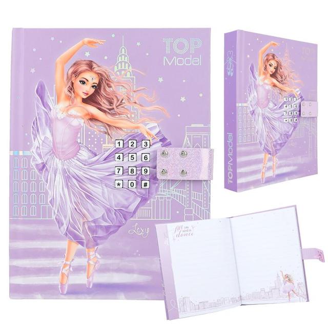 TOP Model Щоденник BALLET з кодовим замком та мелодією Топ Модел Балет 12428