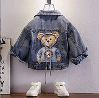Очень красивая джинсовка деткам рр 90-110 Джинсовка для девочек Стильная джинсовка