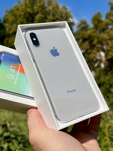 Купить Смартфон IPhone X 64 gb Silver Neverlock ИДЕАЛ АКБ 100%, цена ...