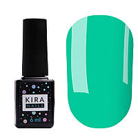 Гель-лак Kira Nails №086 6мл (зеленовато-бирюзовый, эмаль)