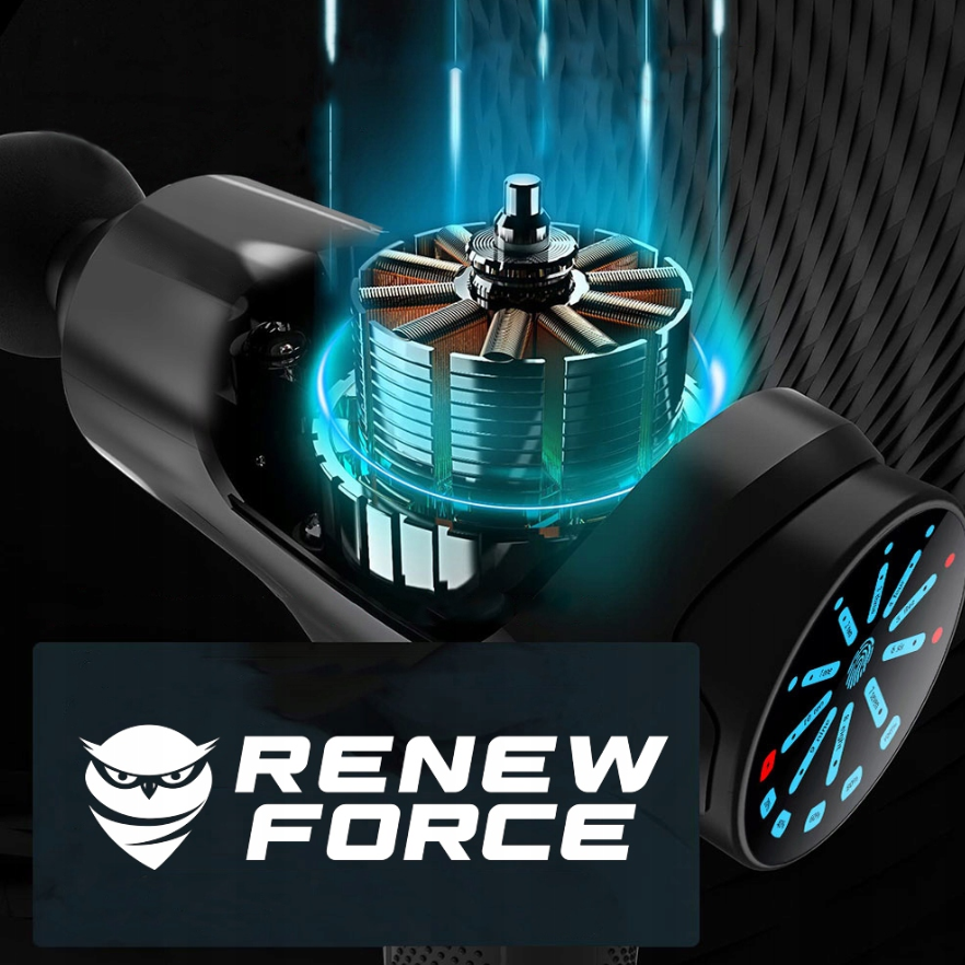 Описание Перкуссионный массажер RENEW