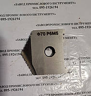 Пластина змінна Р6М5 до свердла перового д.  70,0 мм