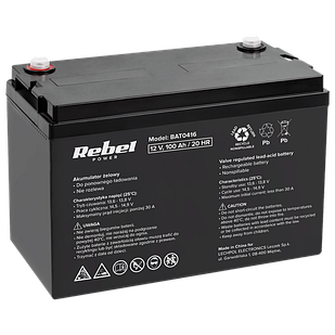 Акумулятор для ДБЖ Rebel power GEL 12 V / 100 Ah (BAT0416)