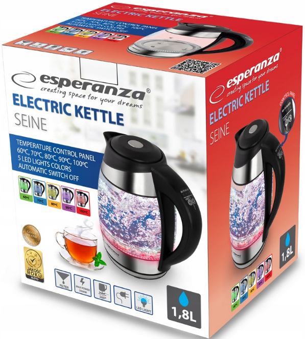 Характеристики Чайник электрический ESPERANZA EKK026