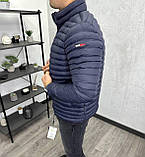 Чоловіча куртка Tommy Hilfiger H3812 синя, фото 3