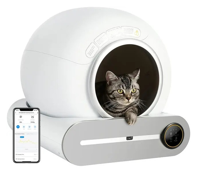 Автоматический умный туалет (лоток) для кошек самоочищающийся TonePie - фото 1 - id-p1959333646