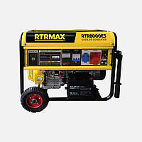 Генератор бензиновый RTRMAX RTR-8000-E3 8,1 кВА 3 фазы электростартер ETSG TO, код: 7801344