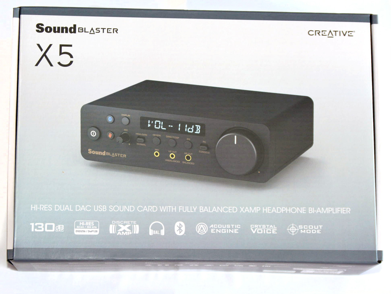 アンプ Creative Sound Blaster X5 Sound Blaster X5 デュアルDAC＆デュアルXAMP ヘッドホン