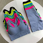 Жіночій комплект велосипедки з топом #А15 Мікс, фото 5