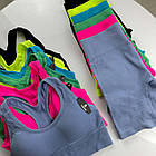 Жіночій комплект велосипедки з топом #А15 Мікс, фото 2