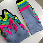 Жіночій комплект велосипедки з топом #А15 Мікс, фото 6