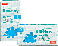 Dino Baby підгузники дитячі 3 (4-9кг) 46шт