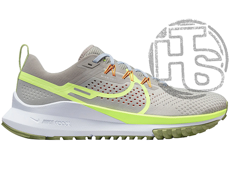 Чоловічі кросівки Nike React Pegasus Trail 4 Cobblestone Volt Grey DJ6158-002, фото 1