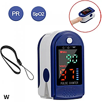 Пульсометр на палец портативный (пульсоксиметр), точный медицинский измеритель пульса и кислорода