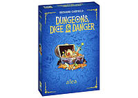 Настольная игра Alea Подземелья, Кубики и Опасность (Dungeons, Dice & Danger) (англ.) (PS126)