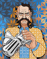 Картина за номерами "Український кіборг", в термопакеті 40*50см KHO2594 G-Rich