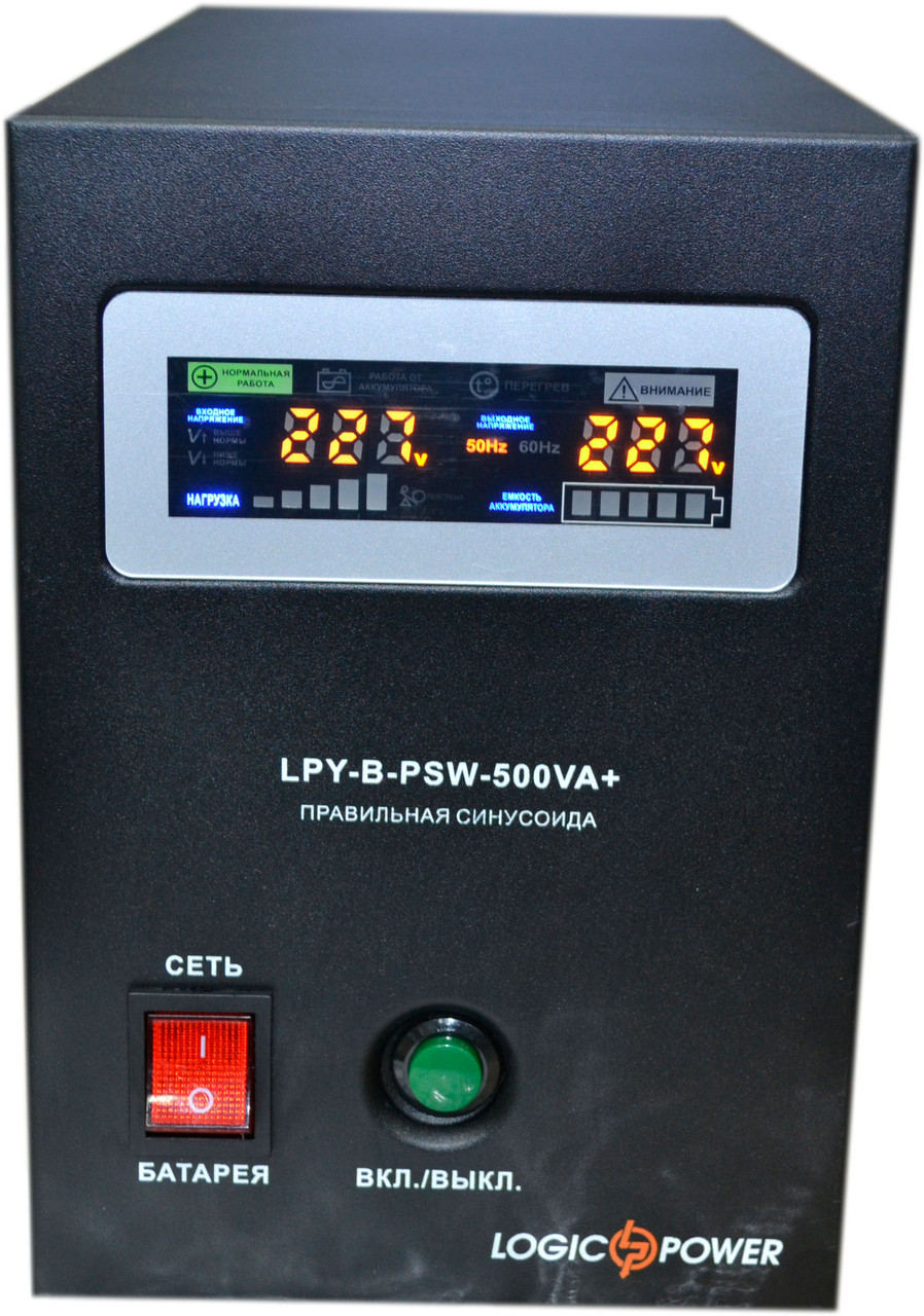 ИБП Logicpower lpy-b-psw-500+ 350Вт - фото 2 - id-p337471826