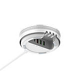 TU  TU Беспроводное зарядное устройство Ldnio AW003 3 USB/ Type-C QC PD 32W белое, фото 4