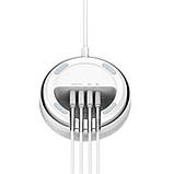 TU  TU Беспроводное зарядное устройство Ldnio AW003 3 USB/ Type-C QC PD 32W белое, фото 8