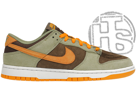 Чоловічі кросівки Nike Dunk Low Dusty Olive Brown Orange DH5360-300, фото 1