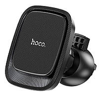 TU  TU Автодержатель Hoco CA115 магнитный black metal gray