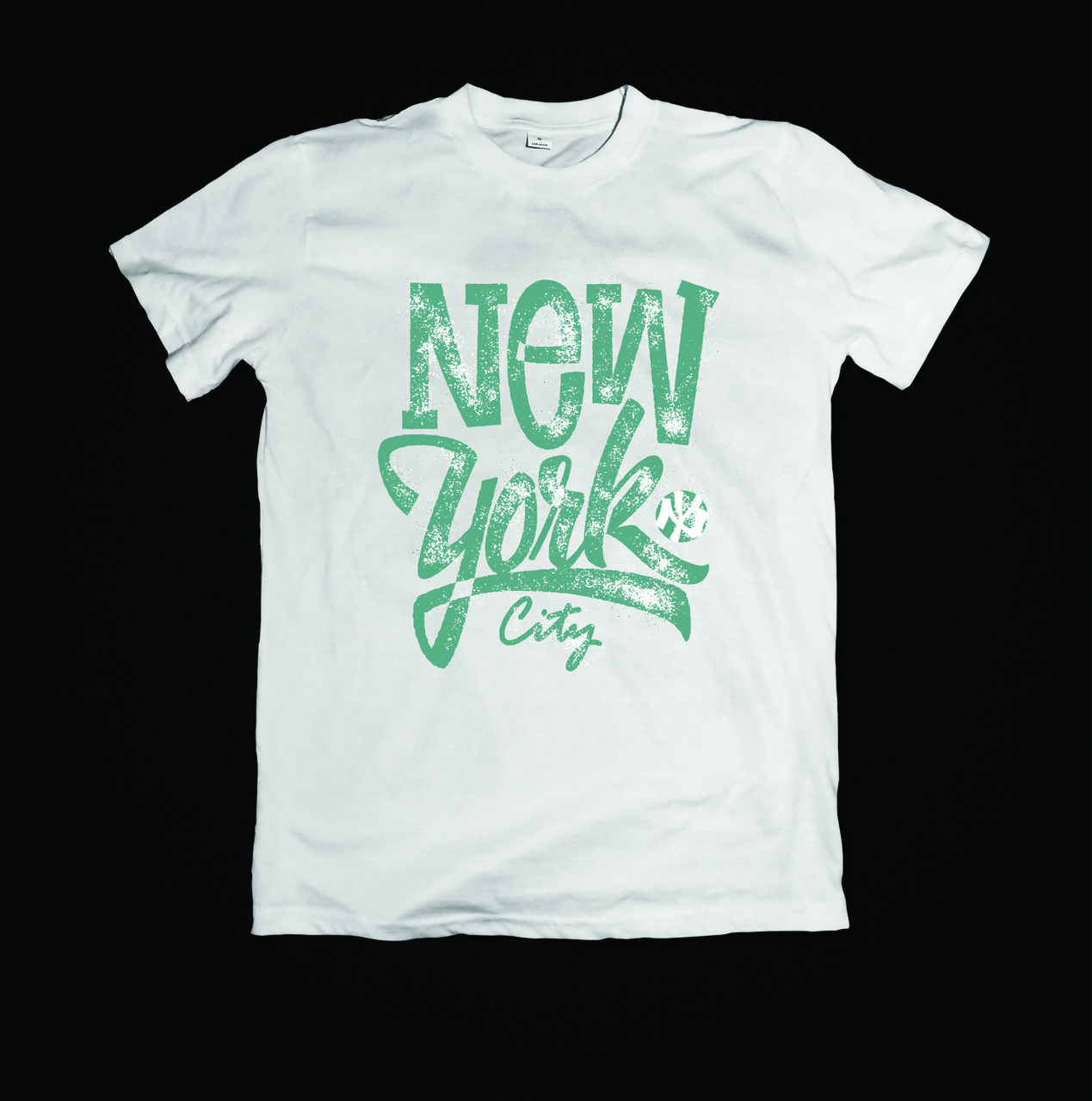 Футболка YOUstyle New York sity 1083 White
