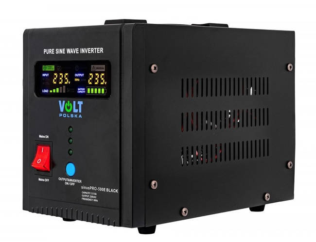 Источник резервного питания VOLT POLSKA SINUS PRO-500Е BLACK 12V 500 ...